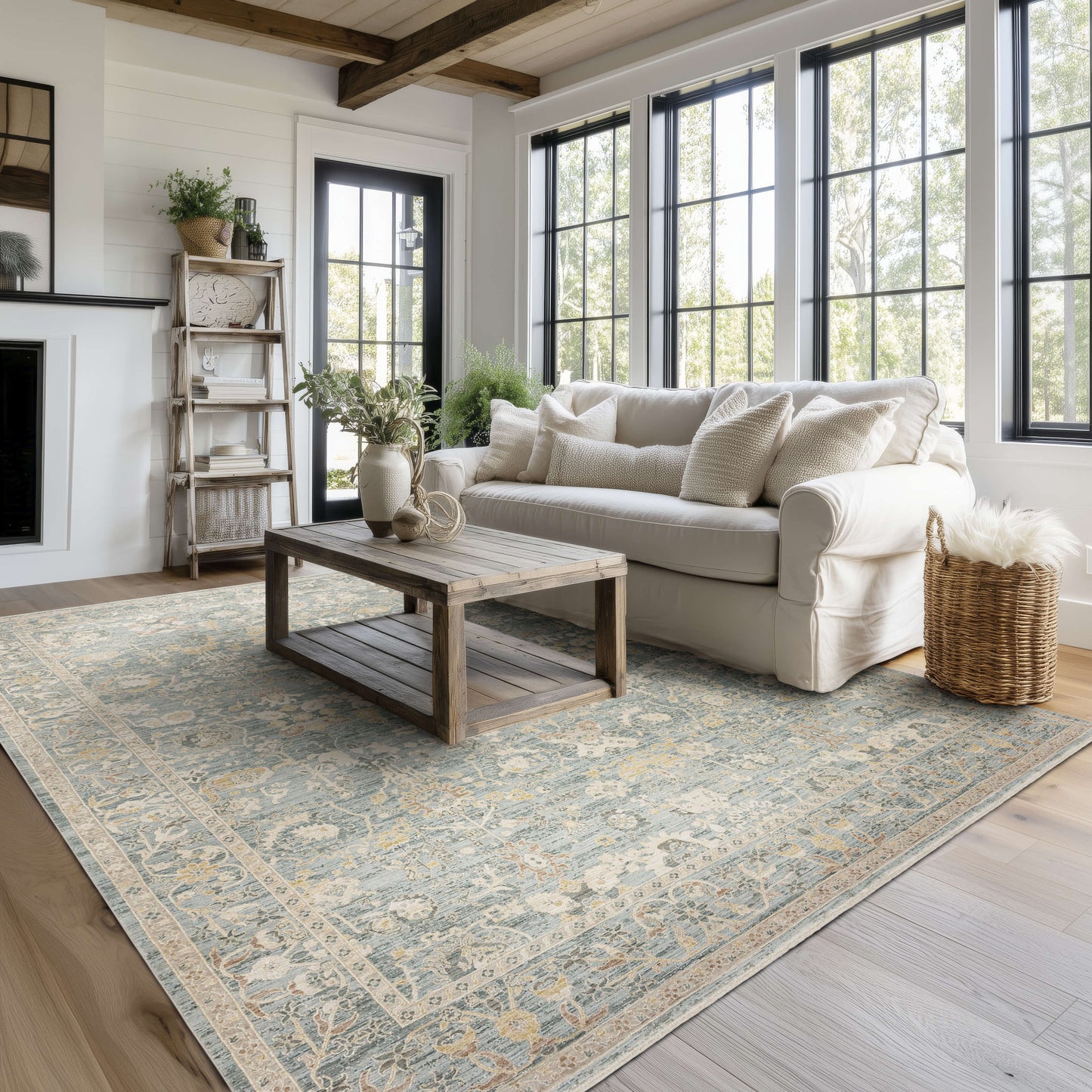 Karastan Surrey Hills Bedfordshire Beachglass Area Rug