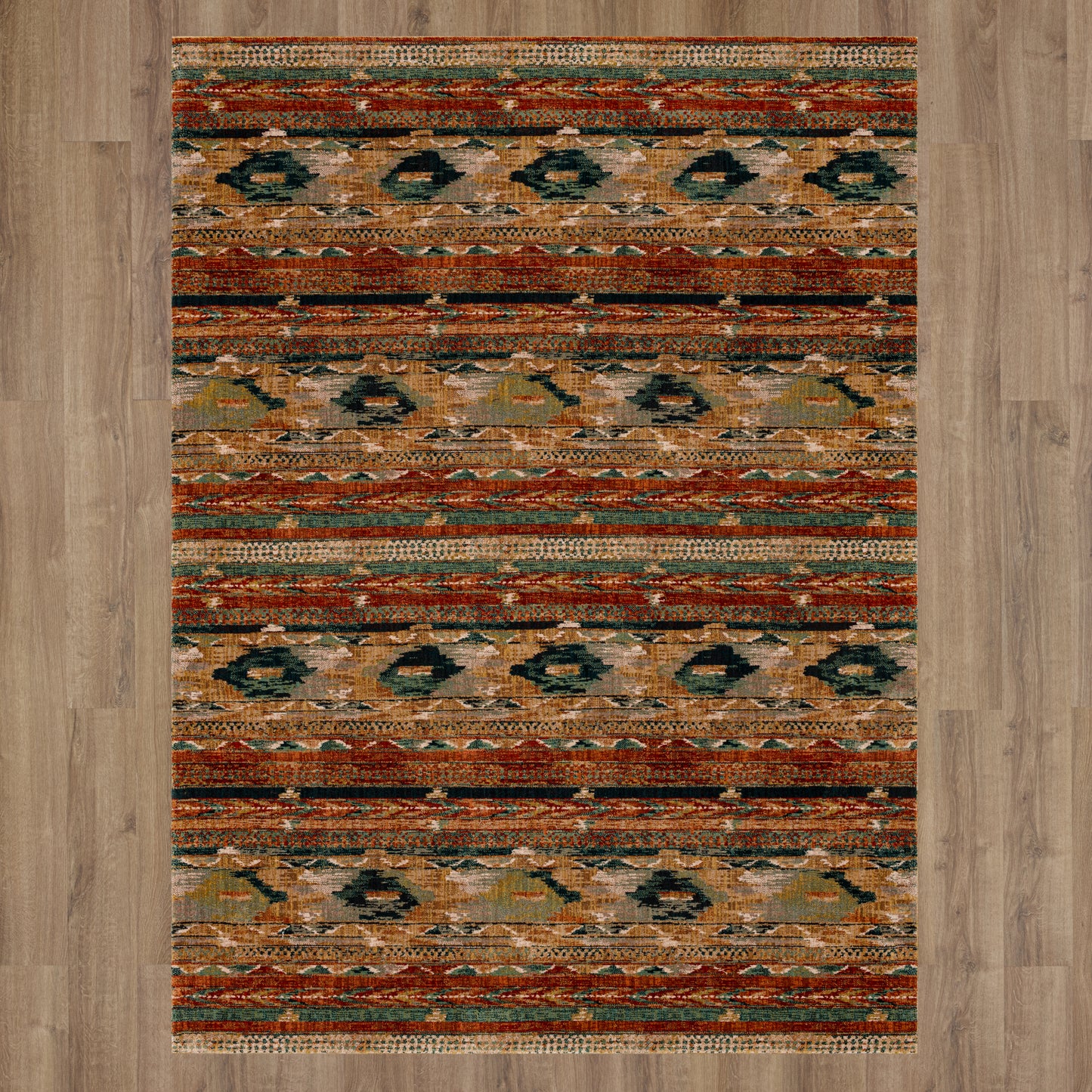 Karastan Spice Market Infused Aquamarine