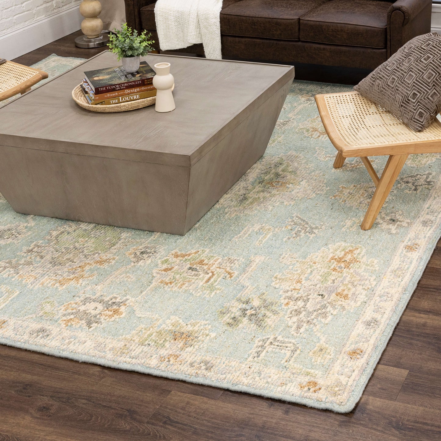 Karastan Coventry Westwood Heath Blue Area Rug