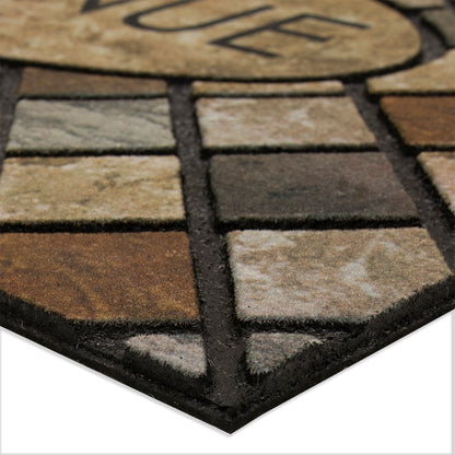 Tiled Spice French Multi Door Mat