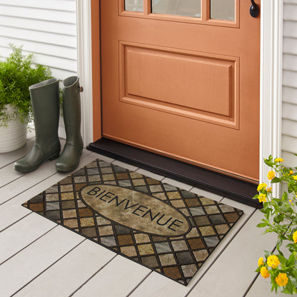 Tiled Spice French Multi Door Mat