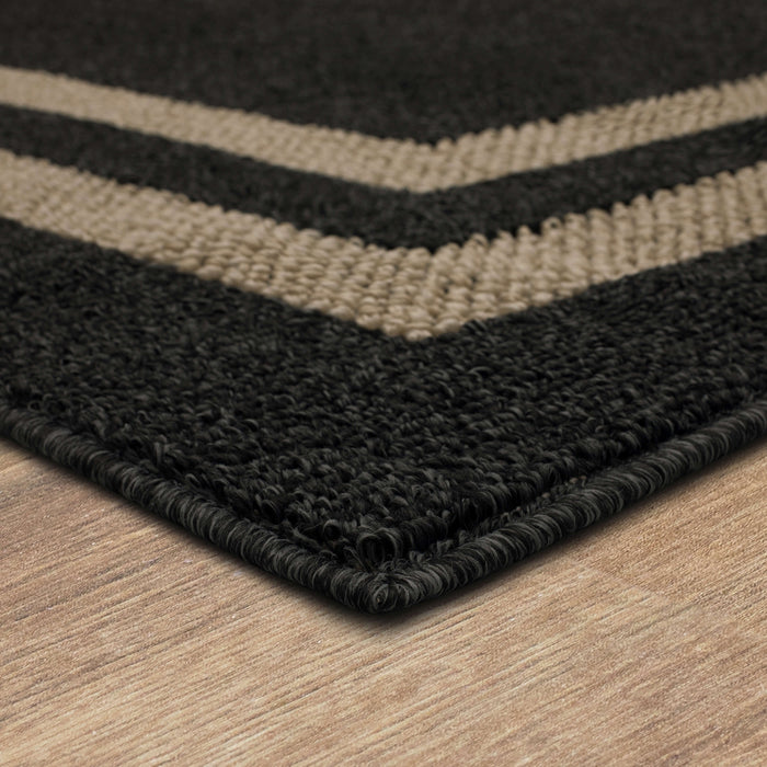 Aiden Sisal Near Black/Tan Area Rug