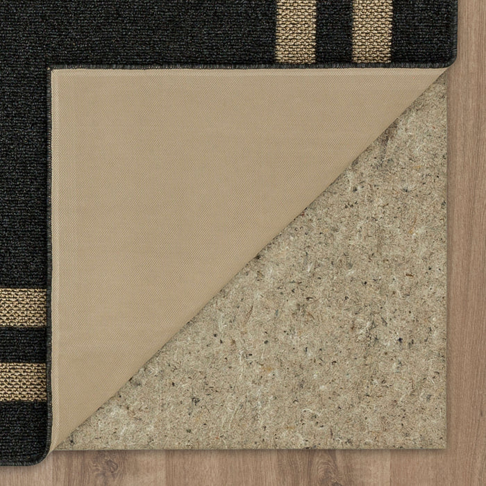 Aiden Sisal Near Black/Tan Area Rug