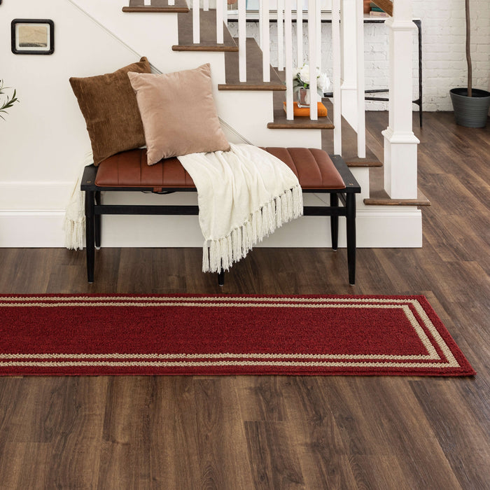 Aiden Sisal New Red/Tan Area Rug