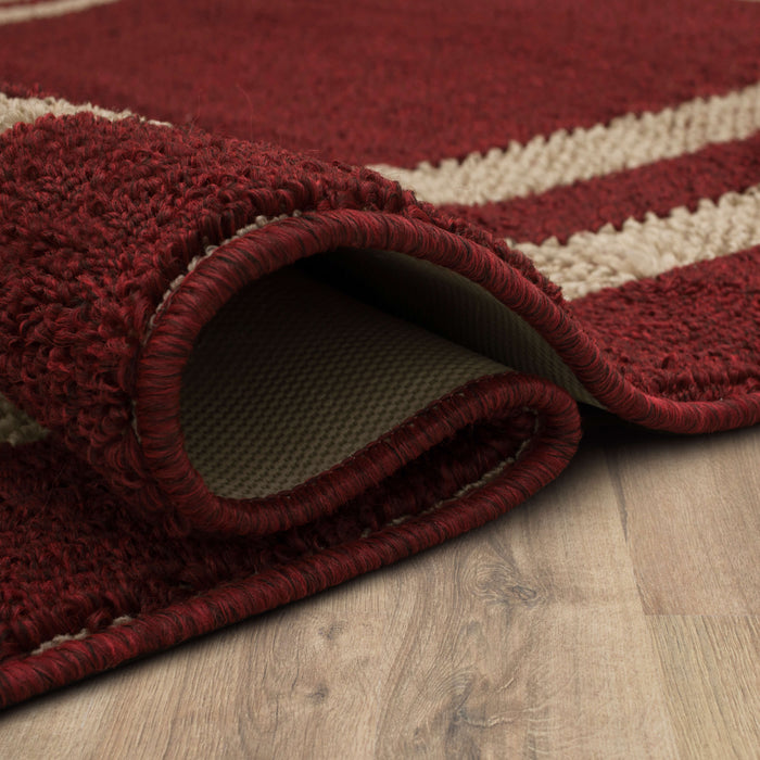 Aiden Sisal New Red/Tan Area Rug