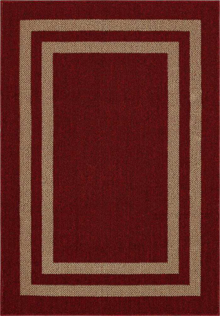 Aiden Sisal New Red/Tan Area Rug