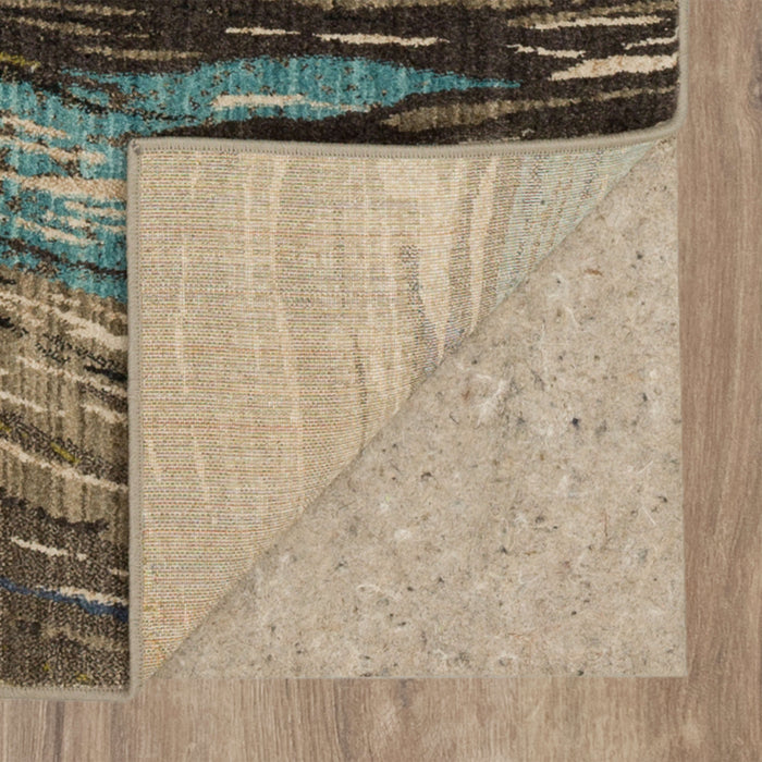 Seychelles Tulum Gray & Blue Area Rug