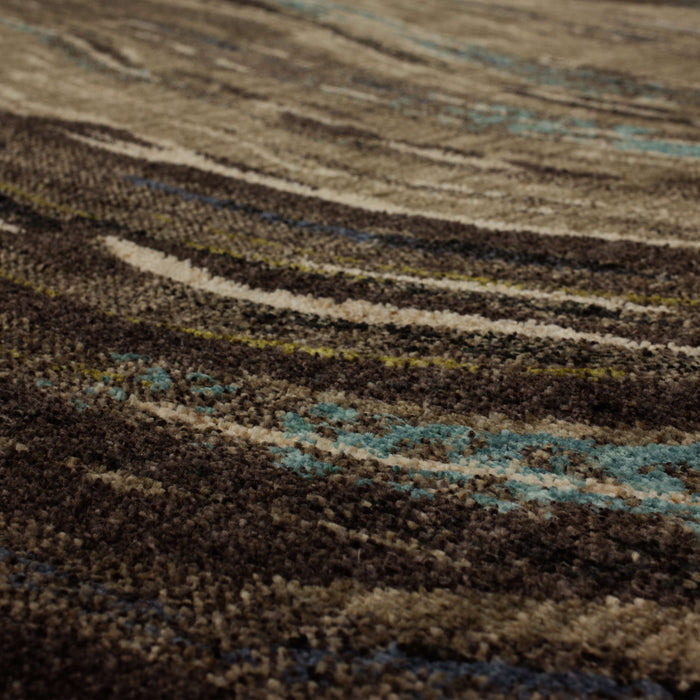 Seychelles Tulum Gray & Blue Area Rug