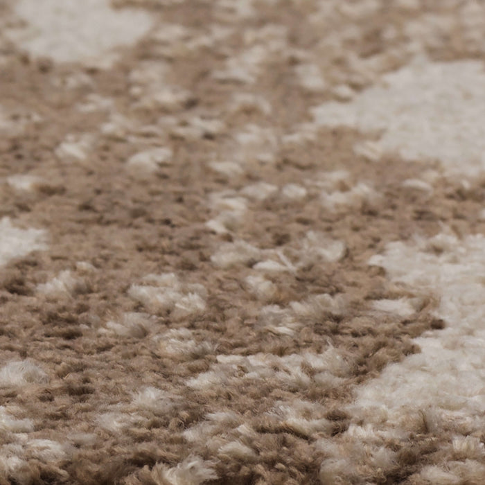 Merino Antelope Print Beige Area Rug