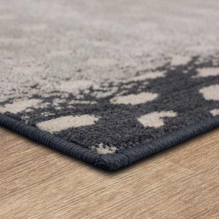 Merino Antelope Print Grey Area Rug