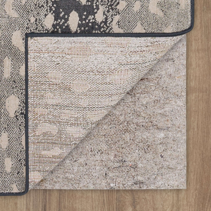 Merino Antelope Print Grey Area Rug
