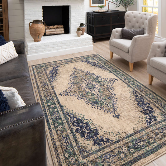 Karastan Cosmopolitan Armitage Indigo Area Rug