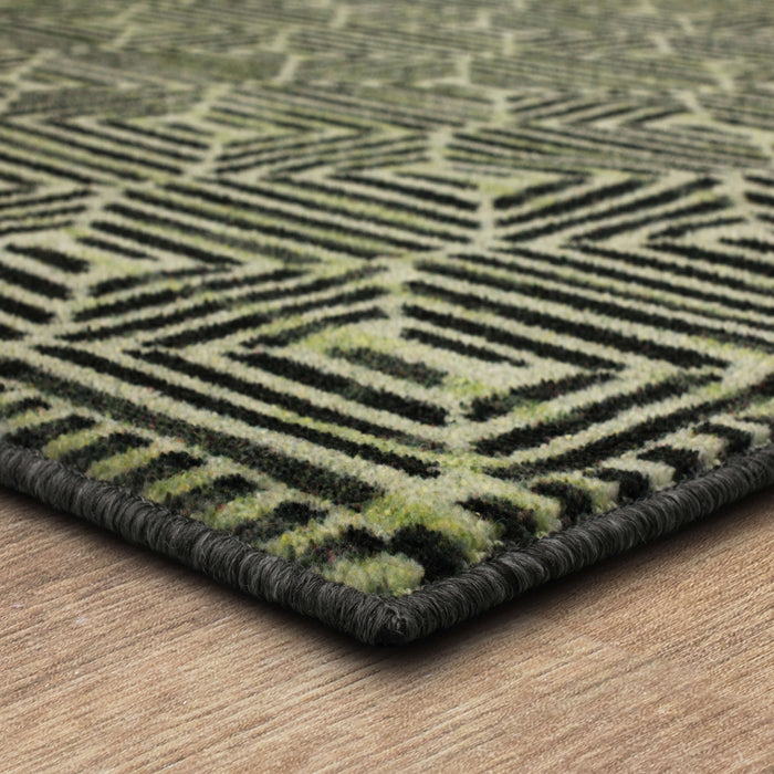 Technicolor Arvada Black Area Rug
