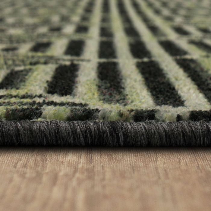 Technicolor Arvada Black Area Rug