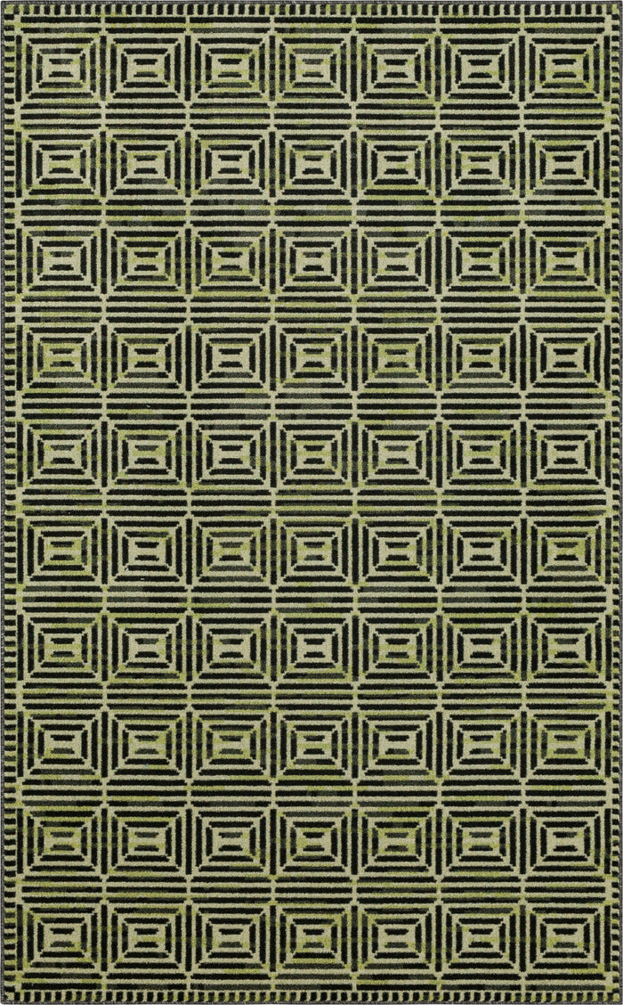 Technicolor Arvada Black Area Rug