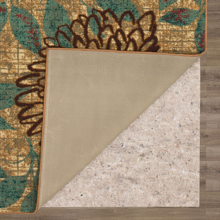 Bloom Gabriela Brown & Blue Area Rug