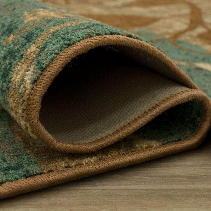 Bloom Gabriela Brown & Blue Area Rug