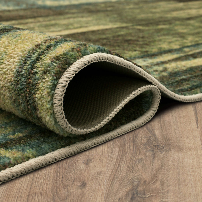 Technicolor Biscayne Gray & Blue Area Rug