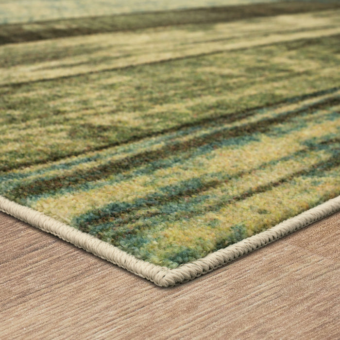 Technicolor Biscayne Gray & Blue Area Rug