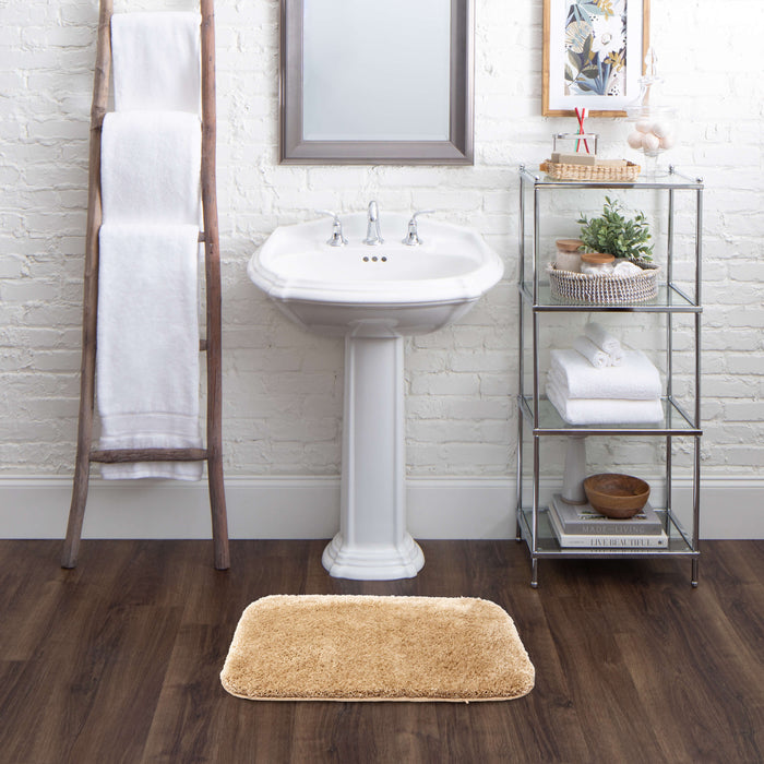 Palace Sandstone Brown Bath Mat