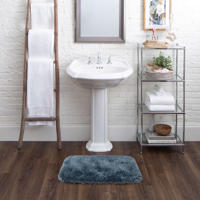 Palace Spruce Blue Bath Mat