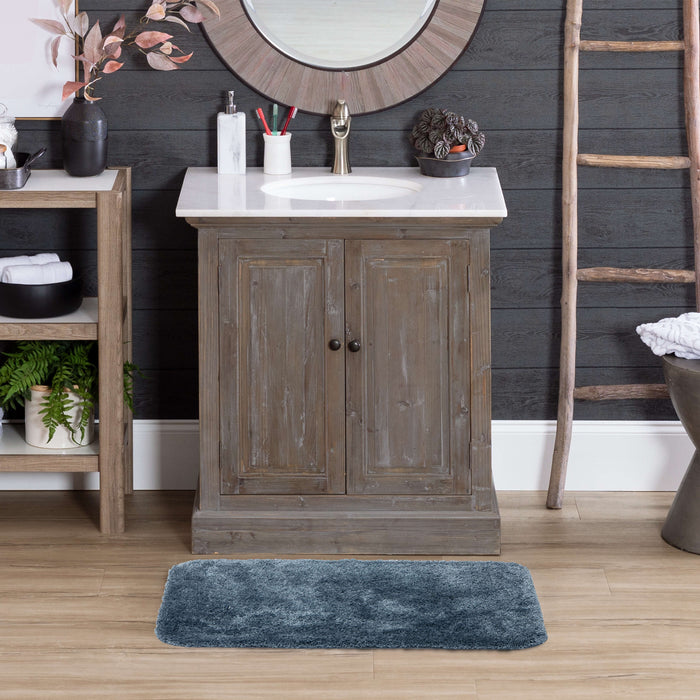Palace Spruce Blue Bath Mat