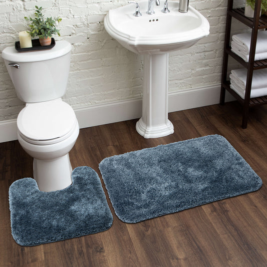 Palace Spruce Blue Bath Mat