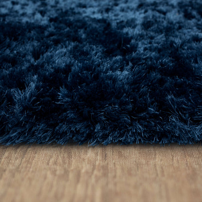 Karastan Billow Shag Blue Area Rug