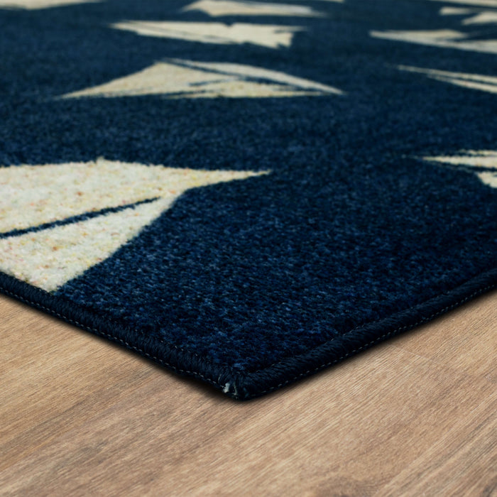 Technicolor Sail Away Blue Area Rug
