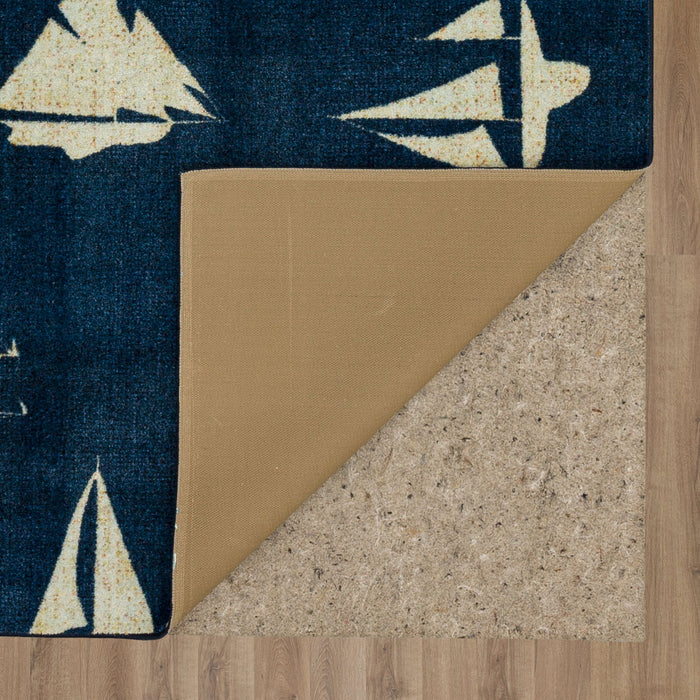 Technicolor Sail Away Blue Area Rug