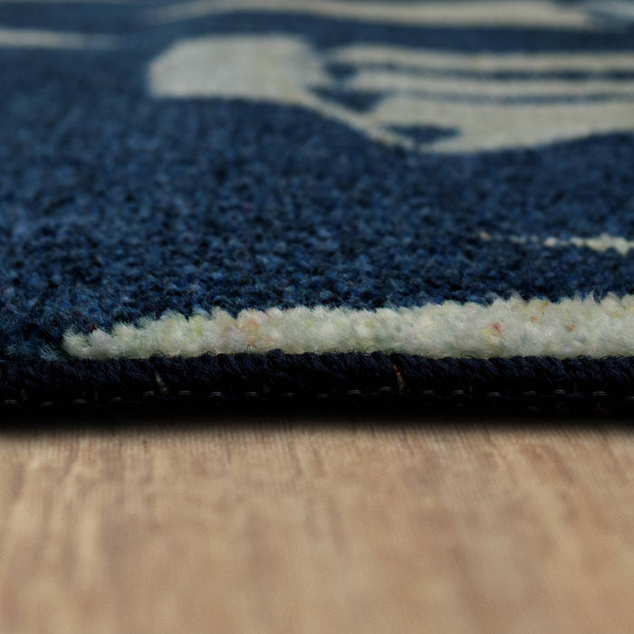 Technicolor Sail Away Blue Area Rug