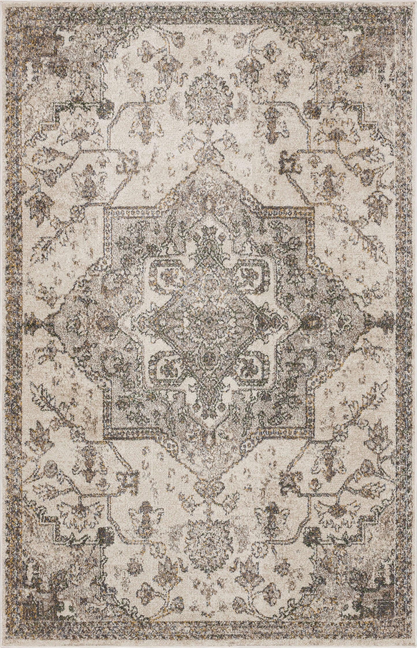 Arden Cannes Cream Area Rug