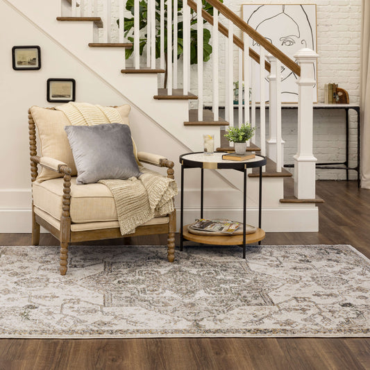 Arden Cannes Cream Area Rug