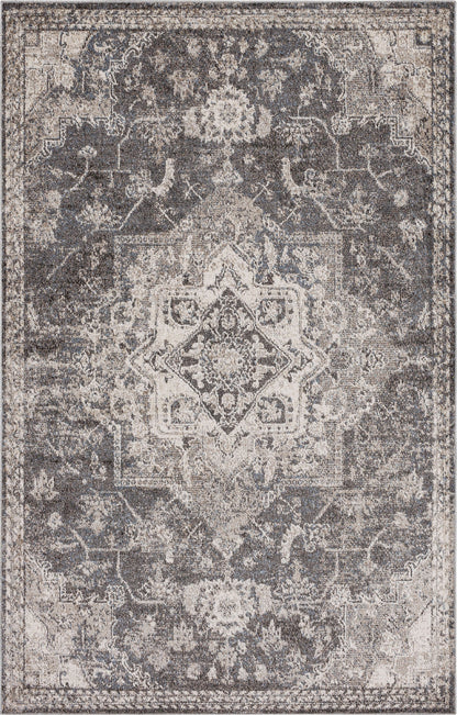 Arden Cannes Dark Grey Area Rug