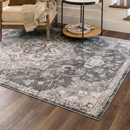 Arden Cannes Dark Grey Area Rug