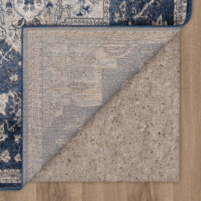 Arden Cannes Denim Blue Area Rug