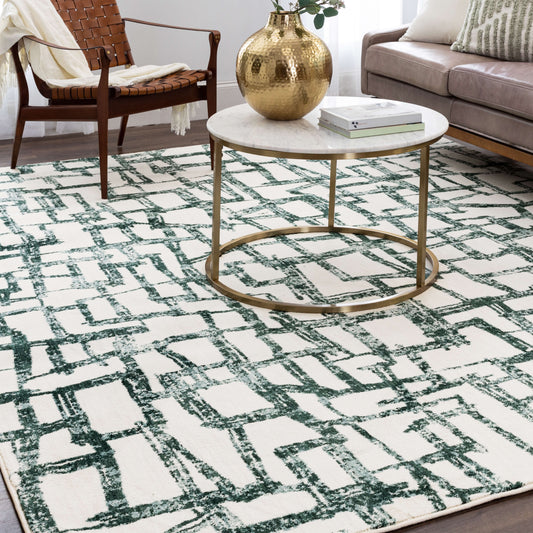 Karastan Soiree Casa Mila Mallard Green Area Rug
