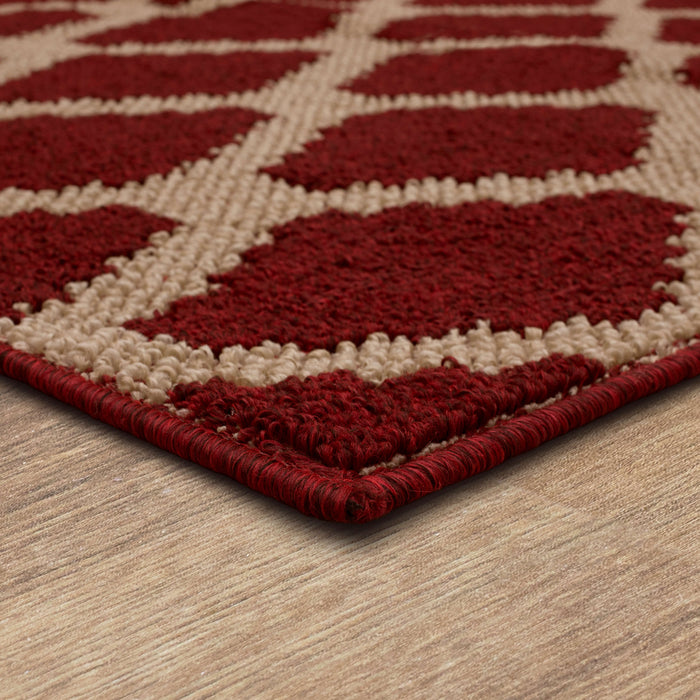 Chasm Sisal New Red/Tan Area Rug