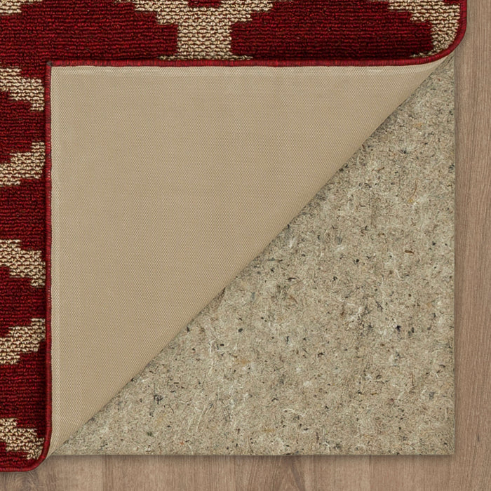 Chasm Sisal New Red/Tan Area Rug