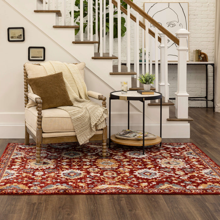Arden Verona Red Area Rug