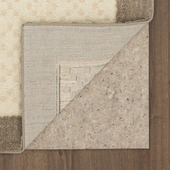 Chateau Maryann White & Gray Area Rug
