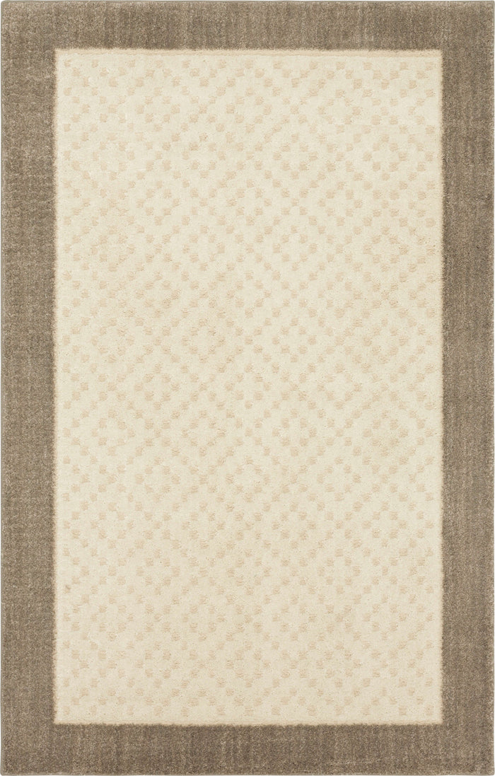 Chateau Maryann White & Gray Area Rug