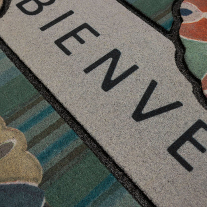 Playful Medallion Multi Door Mat