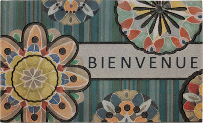 Playful Medallion Multi Door Mat