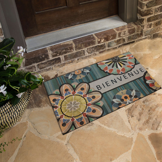 Playful Medallion Multi Door Mat
