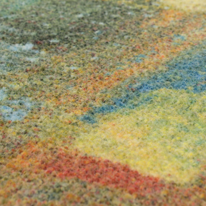 Technicolor Confetti Blue & Green Area Rug