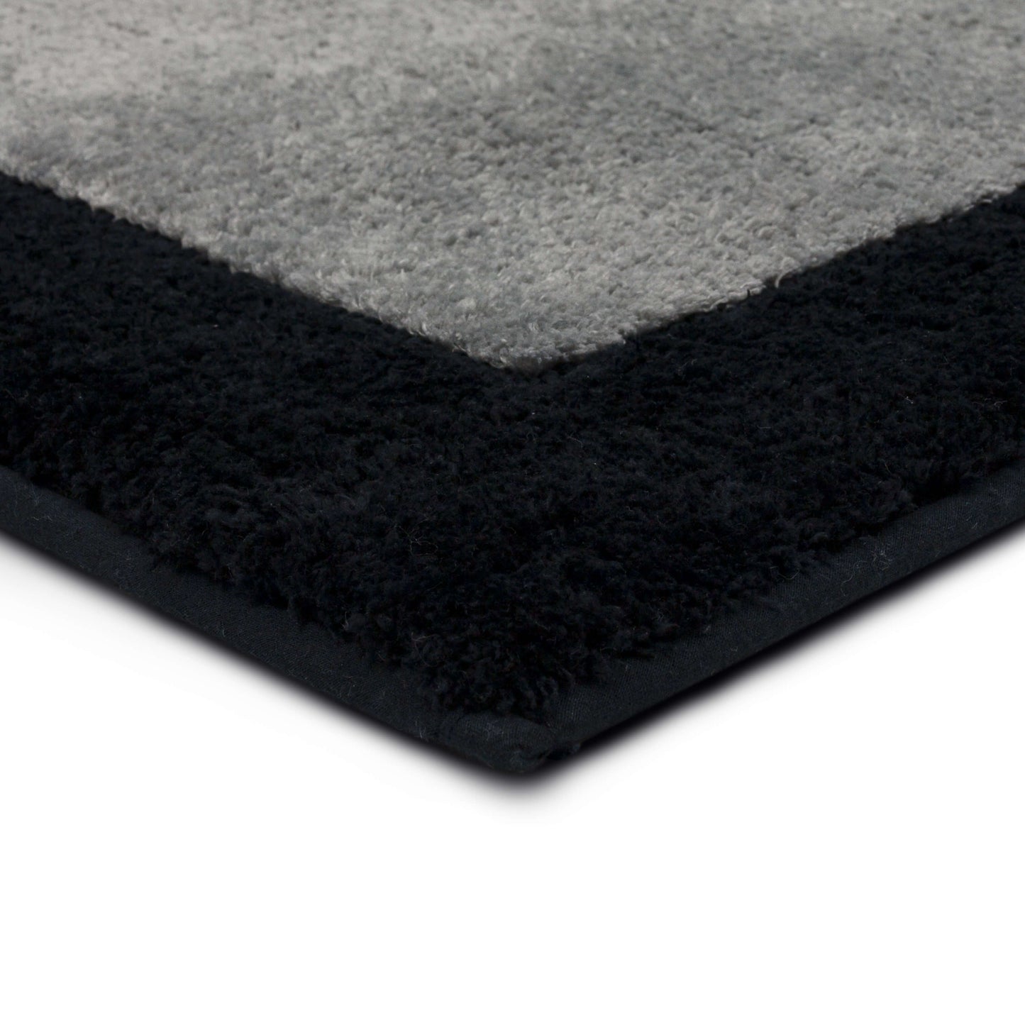 Callen Black and Pewter Bath Mat