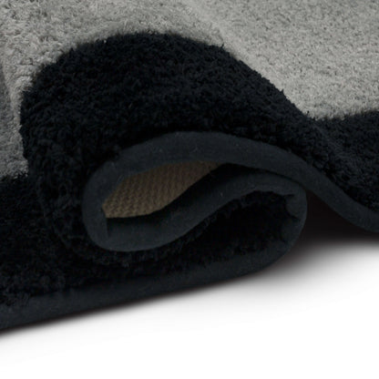 Callen Black and Pewter Bath Mat