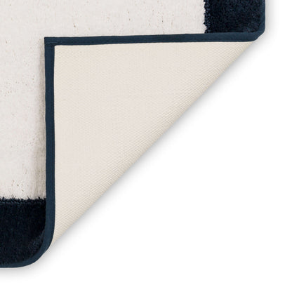 Callen Indigo and White Bath Mat