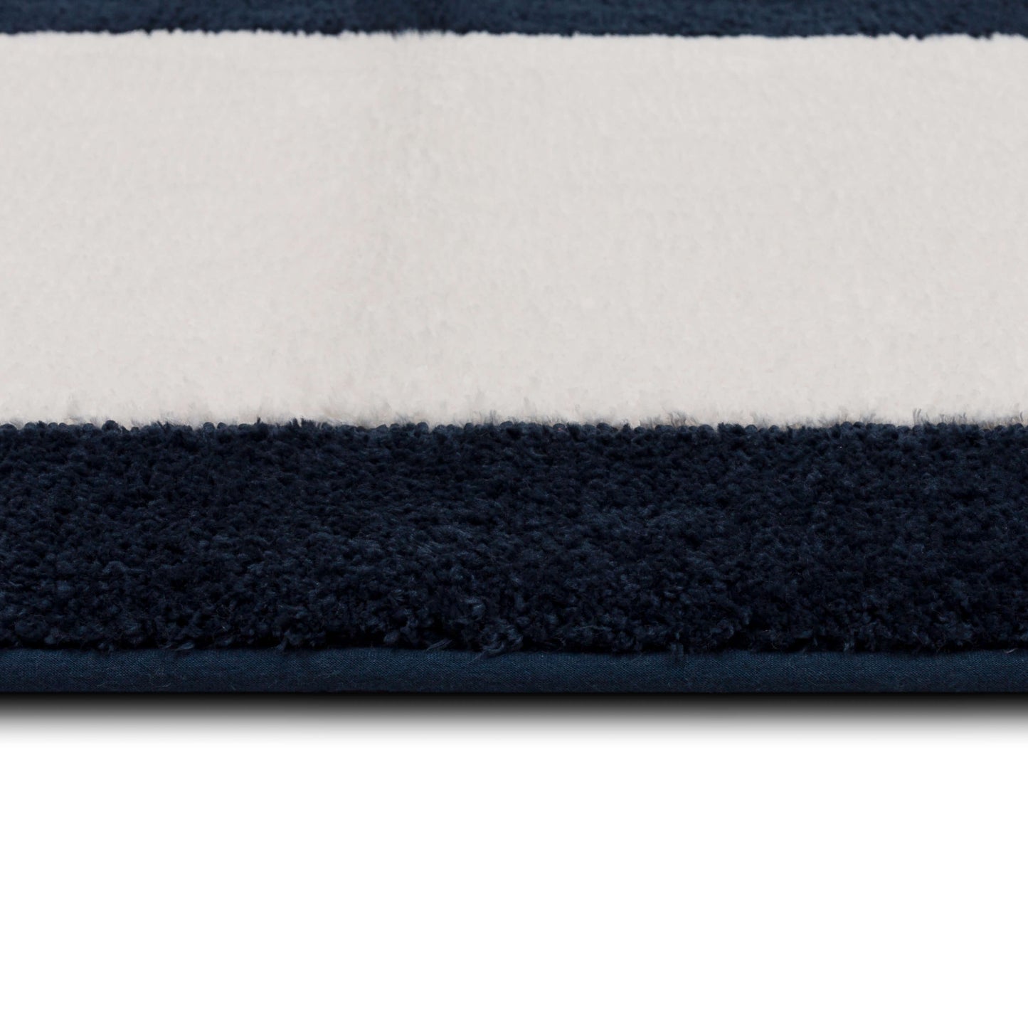 Callen Indigo and White Bath Mat